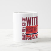 Hate - Gift Jumbo Tasse (Vorderseite)
