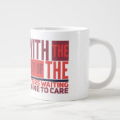 Hate - Gift Jumbo Tasse (Rechts)