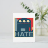 Hate-Gop Postkarte (Stehend Vorderseite)