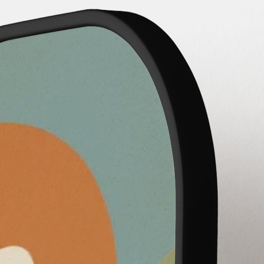 Hate Has No Home Here Retro Rainbow  Pickleball Schläger (Linke Seite)