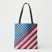 Hate hat keine Zuhause hier USA Patriotic Rustikal Tasche (Vorderseite)