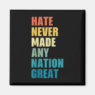 Hate hat nie eine Nation großen Anti-Trump 2020 E Magnet