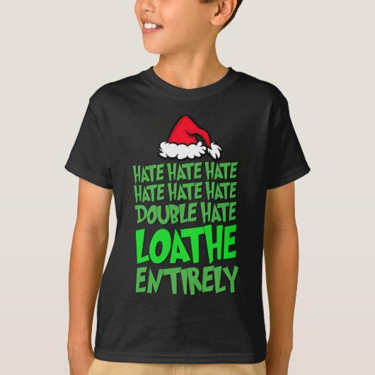 Hate Hate doppelten Hass verabscheuen ganz Spaß Ch T-Shirt (Vorderseite)