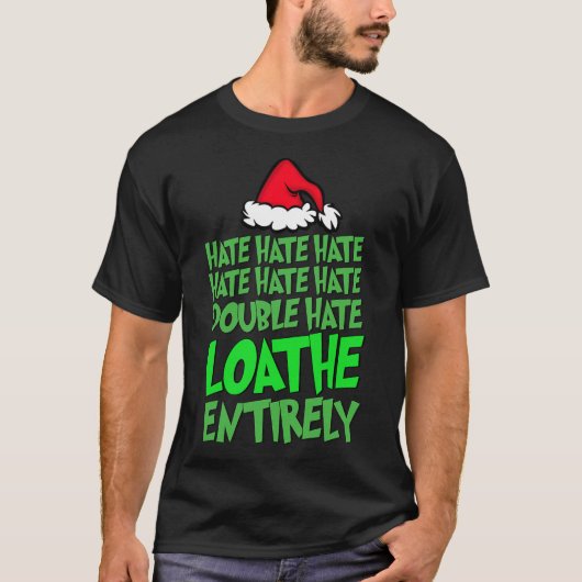 Hate Hate doppelten Hass verabscheuen ganz Spaß Ch T-Shirt (Vorderseite)