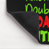 Hate Hate Double Hate Loathe Entirely Funny Christ Mousepad (Ecke)