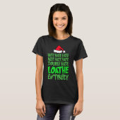 Hate Hate Double Hate Loathe ganz Spaß Christma T-Shirt (Vorne ganz)