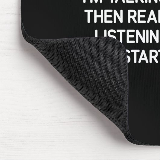 Hate It When I'm Talking To Myself, Funny, Jokes, Mousepad (Ecke)