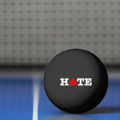 HATE PONG BALL TISCHTENNISBALL (Netto)