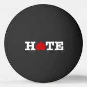 HATE PONG BALL TISCHTENNISBALL (Vorderseite)