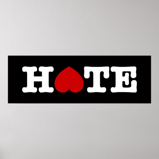 HATE POSTER (Vorne)