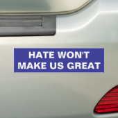 HATE WIRD UNS NICHT GROSS MACHEN - AUTOAUFKLEBER (Auf Auto)