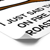 Hateful Marshmallows Funny Poster (Ecke)