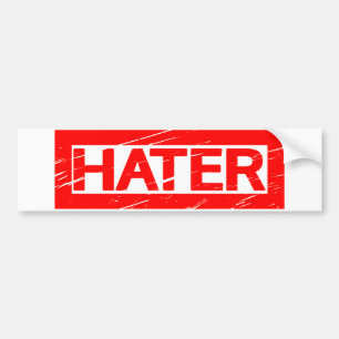 Hater-Briefmarke Autoaufkleber