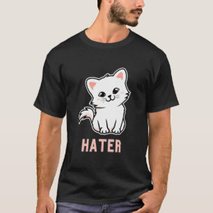 Hater Meme Retro Stil Vintage Katzen T-Shirt