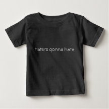 Hater werden schwarzes Baby-Shirt hassen