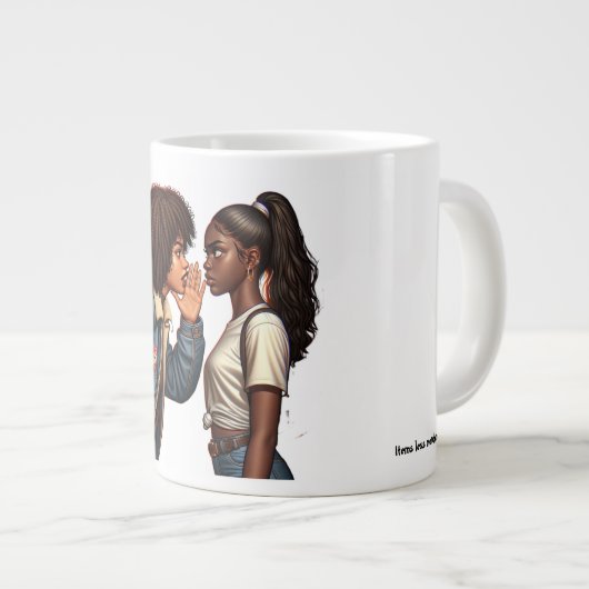 Haters are gonna hate  Jumbo-Tasse (Vorderseite Rechts)