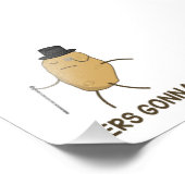 Haters Gonna Hate and Taters Gonna Tate Fotodruck (Ecke)