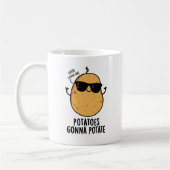 Haters Gonna Hate Kartoffeln Gonna potate Food Puf Kaffeetasse (Links)
