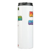 Haters Gonna Hate Unicorn Dinosaur Thermosbecher (Rückseite)