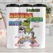 Haters Gonna Hate Unicorn Dinosaur Thermosbecher