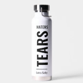 Haters Tars | Sarcastic Funny Sassy Trinkflasche (Links)