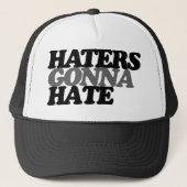 Haters werden lustigen Teenager-Trend hassen Truckerkappe (Vorderseite)