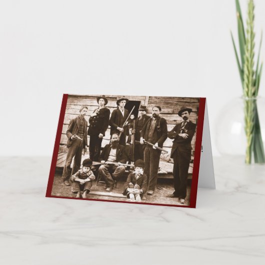 HATFIELD FAMILIENGEBURTSTAGSKARTEN FEIERTAGSKARTE (Vorderseite)