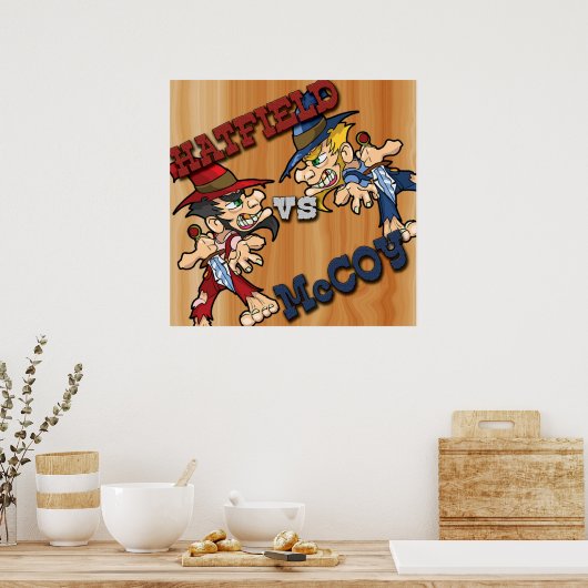 Hatfield vs McCoy Poster (Küche)