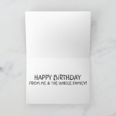 HATFIELDS BIRTHDAY GREETING CARDS FEIERTAGSKARTE (Innenseite)