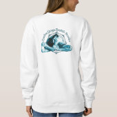 Hatha Yoga Gesundheitsstudio Sweatshirt (Rückseite)