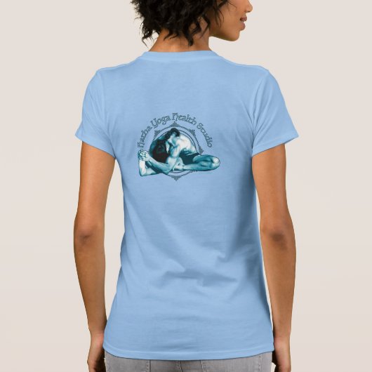 Hatha Yoga Gesundheitsstudio T-Shirt (Rückseite)