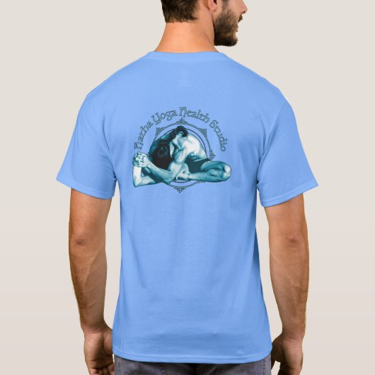 Hatha Yoga Health Studio T-Shirt (Rückseite)