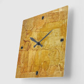 Hathor-1-Quadratwanduhr Quadratische Wanduhr (Winkel)