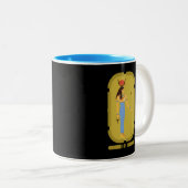 Hathor Ägyptische Göttin Zweifarbige Tasse (VorderseiteRechts)