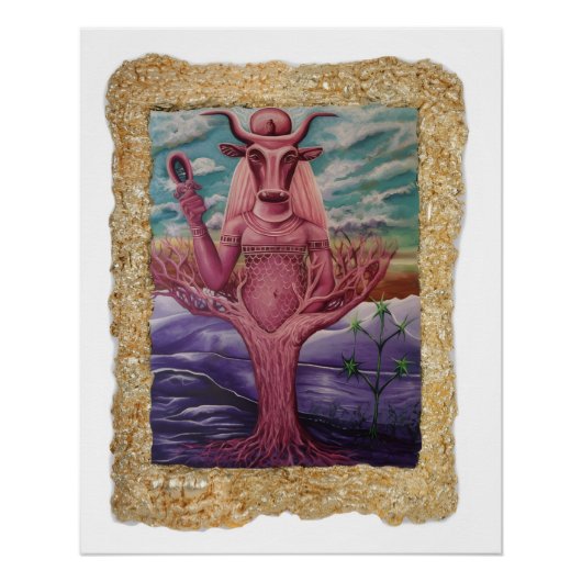 Hathor Art Poster von Nefertara (Vorderseite)