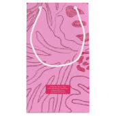 HATHOR Bloom Rosa Geschenktasche Kleine Geschenktüte (Rückseite)