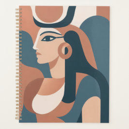 Hathor Egyptian Goddess Abstrakt Art Planner Planer