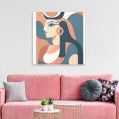 Hathor Egyptian Goddess Modern Leinwand Wall Art (Insitu (Wohnzimmer))