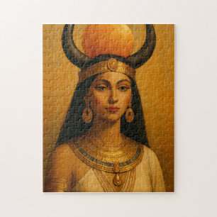 Hathor Goddess Puzzle - Alte ägyptische Kunst