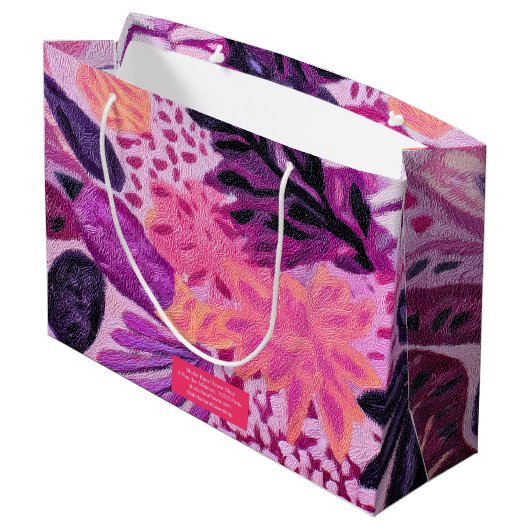 HATHOR Große Geschenktüte (Rückseite Schrägansicht)