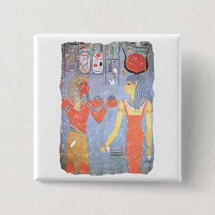 Hathor & Horemheb Button