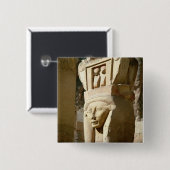 Hathor-köpfige Spalte, von der Kapelle von Button (Vorne & Hinten)