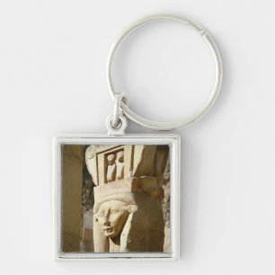 Hathor-köpfige Spalte, von der Kapelle von Schlüsselanhänger