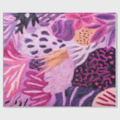 HATHOR Luxus Blumen Geschenkpapier (Flach)