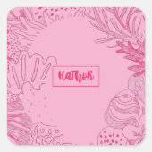 HATHOR „Mother“-Siegel-Aufkleber Quadratischer Aufkleber (Vorderseite)