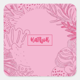 HATHOR „Mother“-Siegel-Aufkleber Quadratischer Aufkleber