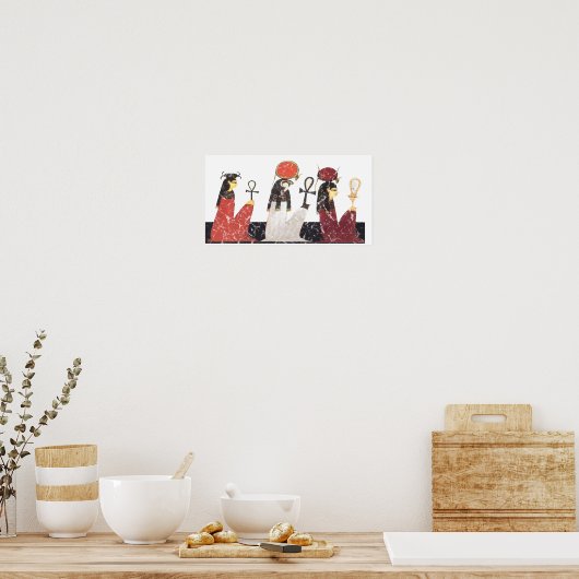 Hathor, Ra und Selkis Poster (Küche)