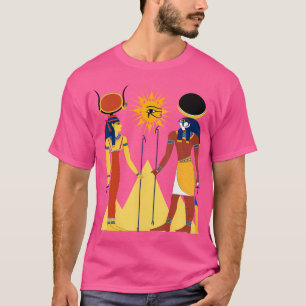 Hathor und Horus Ägyptischer Hipster Hip Hop Ägypt T-Shirt