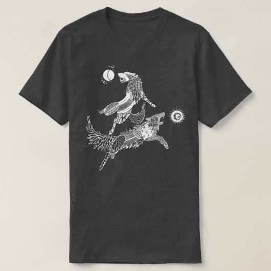 Hati und Skll 2 T-Shirt (Design vorne)