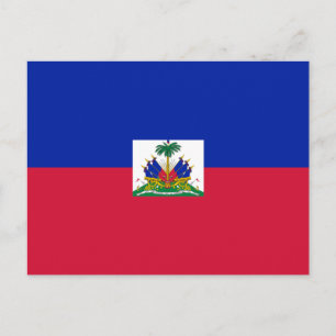 Hatian Flag Postkarte